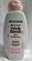 Garnier Whole Blends Oat Delicacy Soothing Shampoo, 650 mL, Vegan, Hydrates Sensitive Hair, 48ZN03