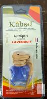 Kabod AutoSport Hanging Car Air Freshener, Lavender Scent, 10ml, Glass Bottle, Made in Paraguay
