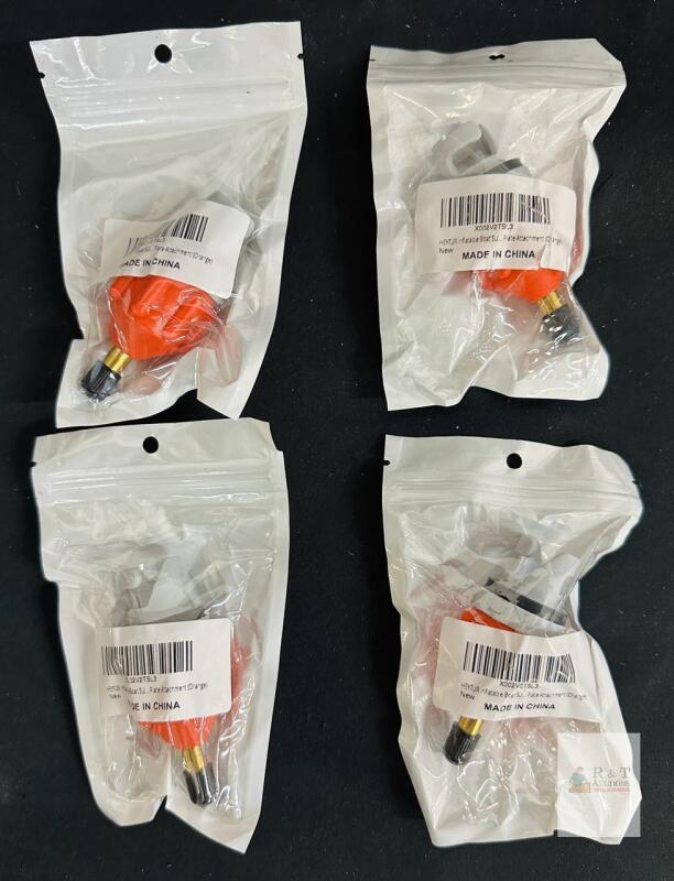 HEYTUR Inflatable Boat SUP Valve Adapter, Halkey-Roberts HR/Schrader, SKU X002V2TSL3, Orange