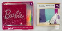 Townley Girl Barbie 35-Well Eyeshadow Palette & EVRYLIFE Makeup Removing Cloths Set