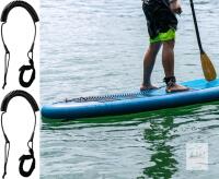 2 New Heytur Coiled SUP Leash 10' Surfboard Leash Sup Leg Rope Strap Stand Up Paddleboard Leash