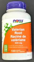 [exp 2028] New Now Valerian Root 500mg Supplements, Natural Sleep Aid, 100 Capsules