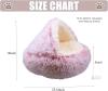 New ZaneSun Calming Round Dog Beds &Cat Cave Bed with Hooded Cover,Plush Fluffy Dog Bed Anti-Anxiety Cat Cave Bed,Waterproof Bottom Washable - 2