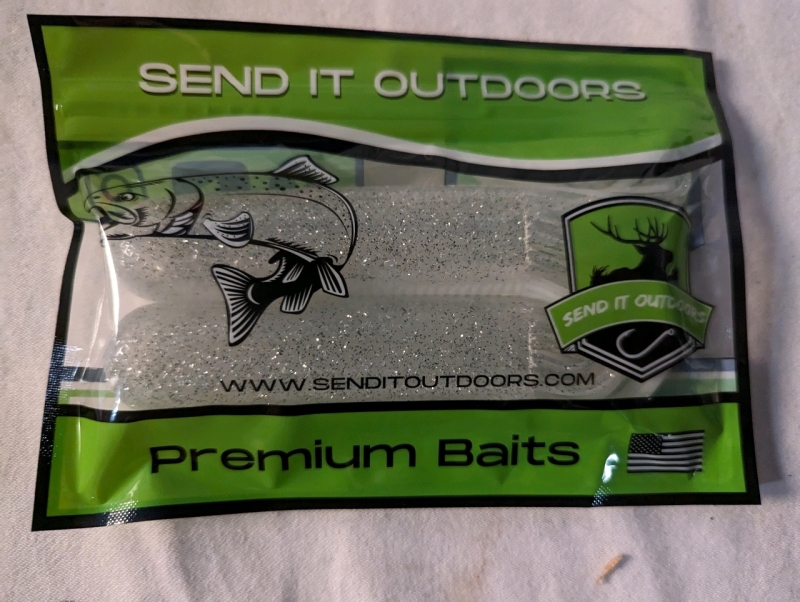 New Send it Outdoors 6 1/2&rdquo; Big Mama White Ice Tubes (2 PACK)