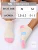 New Size SM (5.5 - 8.5) Women's CS CELERSPORT 6 Pack Ankle Running Socks Cushioned Low Cut Tab Athletic Socks - 2