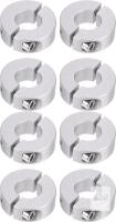 New HARFINGTON 8pcs Double Split Shaft Collar for 16mm Shaft Set Screw Clamp-On Collars, 35mm OD, 12mm Width, for Stoppers, Position, Hold Timing Pulleys, Machine Tools, Industry, Anodization