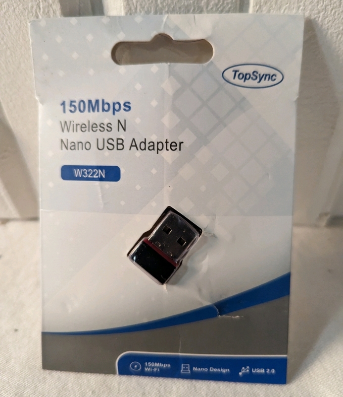 TopSynch 150Mbps Wireless N Nano USB Adaptor.