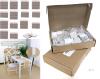 2 New Packs of 70 Furniture Pads Square 3/4" Self-stick Non-slip Anti-scratch Felt Pads Floors Protector Beige