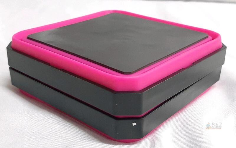 Collapsible Magnetic Storage Boxes, Rose Red, Set of 2, 13.5" x 10" x 5"