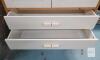 Dining Room 2-Door / 3 Glass Shelf Cabinet . Measures 38 &frac14;"&times;83"&times;15 &frac34;" - 2