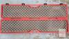 Red Hard Shell Case w/Padding . Measures 47 &frac34;&times;10.5"&times;4.5" (inside measures 46 &frac34;&times;8.5"&times;3")
