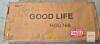 New , Open Box - Good Life 2 Tier Wood & Industrial Pipe Plant Wall Shelf . Model # UB048-12 No.23U222 - Appears Complete - 3