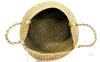 New LG Seaforth Home Seagrass Plant Basket with Handles, 10" Diameter &times; 11" Tall (Excl Handles) Wicker Woven Storage Basket - 2