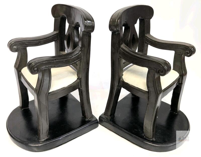 Neat Surprisingly Heavy Armchair Bookends, 7.5" Tall