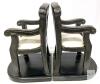 Neat Surprisingly Heavy Armchair Bookends, 7.5" Tall - 2