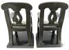 Neat Surprisingly Heavy Armchair Bookends, 7.5" Tall - 3