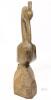 Vintage Hand Carved Ironwood Fantastical Bird, 13.75" Tall, Surprisingly Heavy Buttery-Smooth Wood, Knick In Back Corner of Carved " Rock " Base - 6