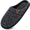 New Size 9 Men's ONCAI Cozy Memory Foam scuff Slippers Slip On Warm House Shoes Indoor/Outdoor With Best Arch Support