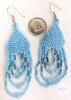 Gorgeous Handmade Intricately Beaded Necklaces (Celestial Star & Floral, Up To 24" Long & Pair of Pierced Earrings 2 75" Long - 2