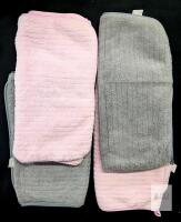 4 New Microfiber Hand Towels , Loop For Hanging, Great For Hair, Pets 30" &times; 13" Each
