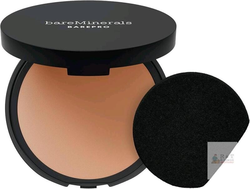 New bareMinerals - Medium Deep 40 Cool - Barepro Skin-Perfecting Powder Foundation, Matte Pressed Powder Foundation Full Coverage, Oil Control, Dermatologist-Tested, Longwear Mineral Matte Complexion