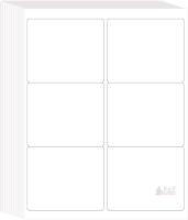 New L LIKED 50 Sheets 6 per Page Label Papers, 3-1/3 x 4 in(8.5cmx10.16cm) Shipping Address Labels, Printable White Sticker Paper for Inkjet & Laser Printer