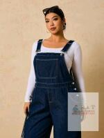 New Size 3XL Women's Agnes Orinda Plus Size Denim Overall Shortalls for Women Adjustable Jumpsuit Bib Jean Shorts Denim Overalls