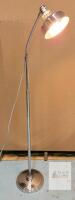 Adjustable Height Gooseneck Exam Floor Lamp . Measures 45" - 65" tall . Tested Working