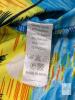 Size XXXL Men's Lightweight Flowy Tropical Ocean Short Sleeve Button-Up Top, In Good Condition, Light Wear - 3