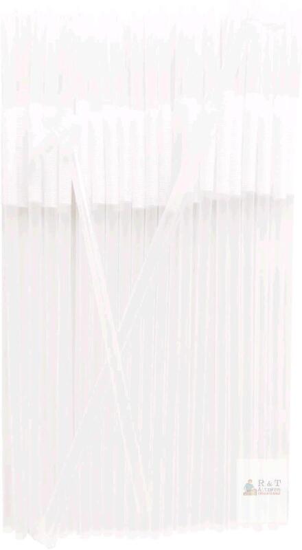 New YAOSHENG [100ct] Clear Straws 10.24" x 0.24", Flexible Drinking Straws, Disposable Bendy Plastic Straws, Individually Wrapped Straws