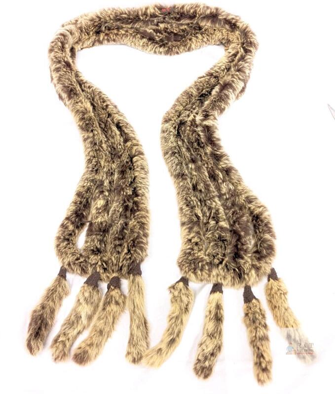 Vintage DANIER Fur Scarf, Unknown Fur, Incredibly Soft! 4" Wide &times; 68" Long, No Odour