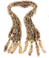 Vintage DANIER Fur Scarf, Unknown Fur, Incredibly Soft! 4" Wide &times; 68" Long, No Odour