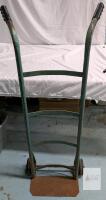 Steel Upright Hand Truck Dolly, 46" Tall, 18" Wide Frame, 6" Wheels, Ergonomic Dual Handles