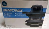 as new -operational 10" Tri-Pad Polisher, Dual-Action, 3200 RPM, 120V, ETL Listed, 7-Piece Set, Model 039-6506-2