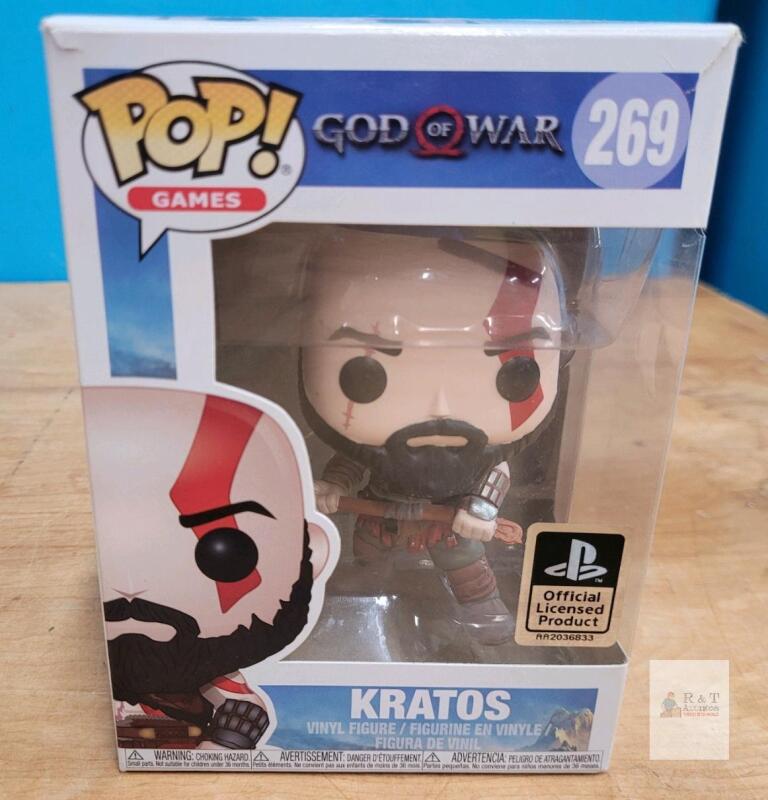 Funko Pop! Games: God of War &ndash; Kratos #269, 2017 Release, PlayStation Licensed