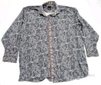 Size 3XL Men's DANIEL HECTOR Paris Long-Sleeve Button-Up Shirt, In Good Condition, Light Wear