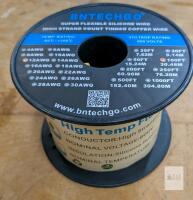 BNTECHGO 12 AWG Super Flexible Silicone Wire, 100 ft Yellow Spool