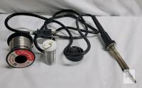 Electric Soldering Iron Kit with 80W Iron, 1 lb 60/40 Solder, and Stand