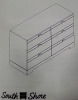 New South Shore Furniture 6 Drawer Dresser - As Is