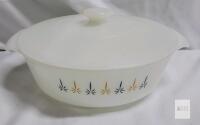 Vintage Fireking 8" 1.5qt. Casserole Dish w/Lid