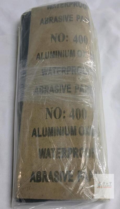 25-Sheets New 400grit Sandpaper , 11"&times;11"