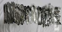 Large Lot Community Silverware . Knives , Spoons & Forks