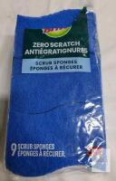 9-Pack New Scotch-Brite Zero Scratch Scrub Sponges