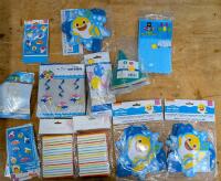 Baby Shark Party Supply Bundle: Banners, Tablecover, Decorations, Balloons, Unicorn Balloon