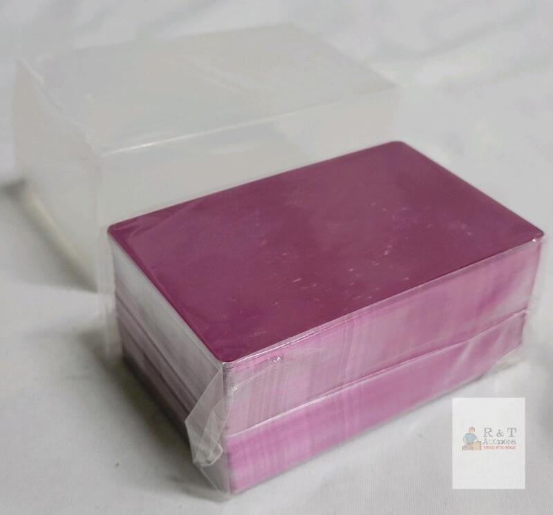 200 New Purple Blank Business Cards , 2 ⅛"&times;3 ⅜" .