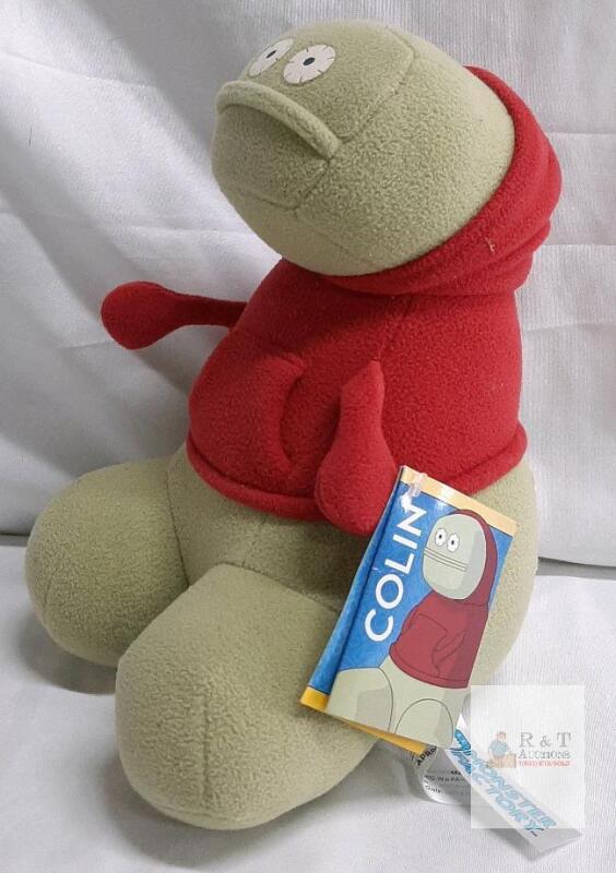 Monster Factory Colin Plush Toy &ndash; 9" Light Green Body with Red Hoodie