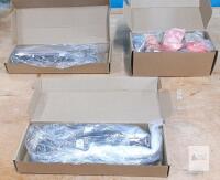 15cm Chestnut and 20cm Multicolored Doll Hair Wigs, Craft Supply Sets, 5 & 6 Pieces,