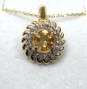 With Appraisal Gold Plated Sterling Silver Natural Citrine (0.50ct) and CZ Pendant with Gold Plated Sterling Silver Chain, W/A $335.00. Citrine is the birthstone for November. - 2