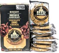 [bb 06/22/2026] 16 New Big Daddy Chocolate Chunks Cookies, 8 Giant 100g Tender Cookies Per Box, 1 Box & 8 Loose Cookies