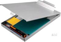 New ZCZN Recycled Aluminum Storage Clipboard, Clipboard Box, Form Holder, Suitable for School, Office, Jobsite or Medical Staff, 9.25 x 13.78 Inches, Silver